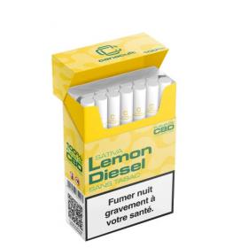 Paquet de 20 Cigarettes CBD Canacult © Lemon Diesel